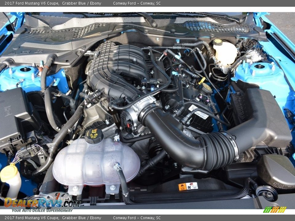2017 Ford Mustang V6 Coupe 3.7 liter DOHC 24-Valve Ti-VCT V6 Engine Photo #12