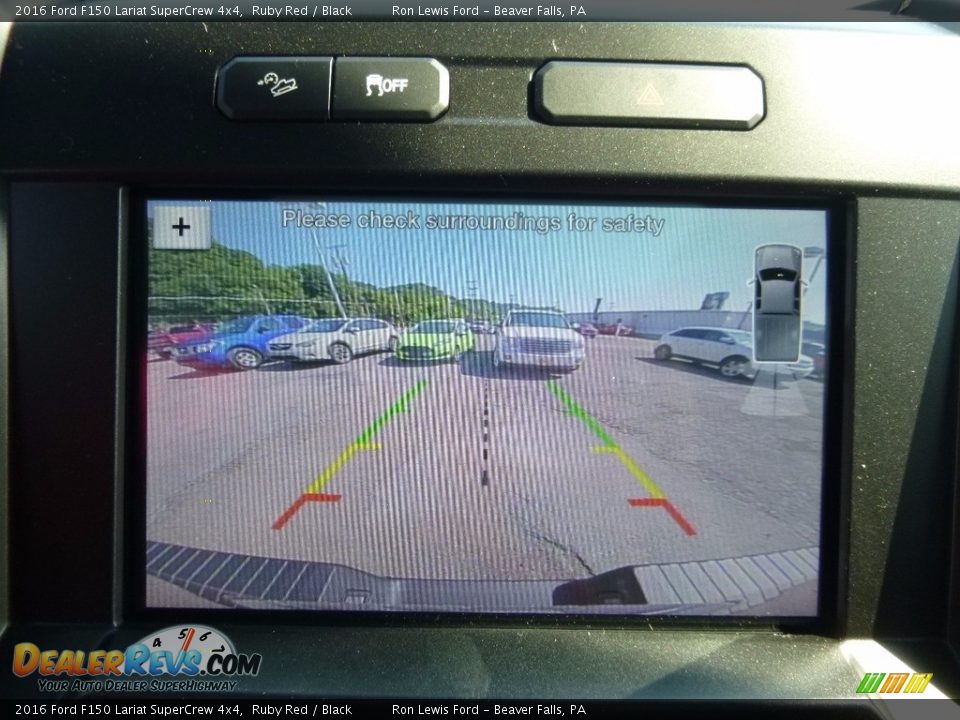 2016 Ford F150 Lariat SuperCrew 4x4 Ruby Red / Black Photo #18