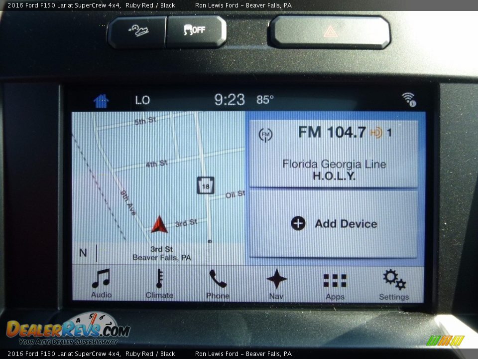 2016 Ford F150 Lariat SuperCrew 4x4 Ruby Red / Black Photo #19