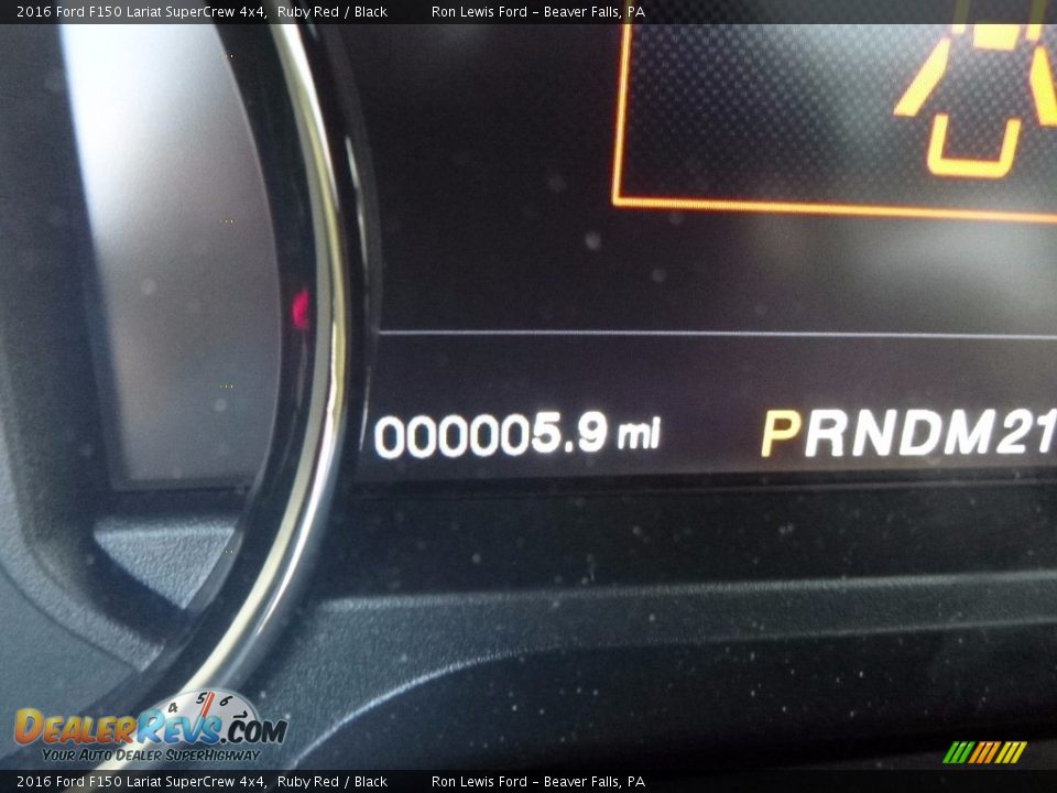 2016 Ford F150 Lariat SuperCrew 4x4 Ruby Red / Black Photo #20