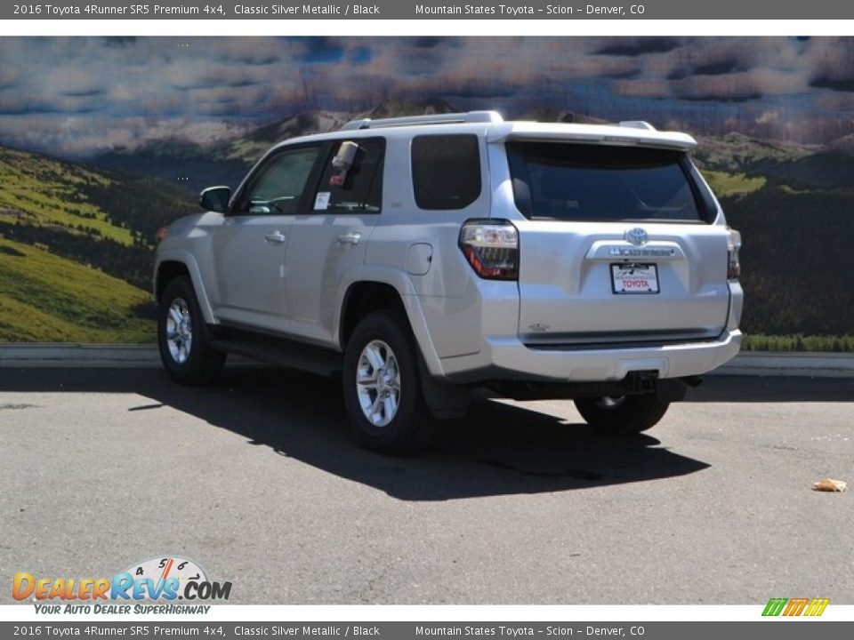 2016 Toyota 4Runner SR5 Premium 4x4 Classic Silver Metallic / Black Photo #3