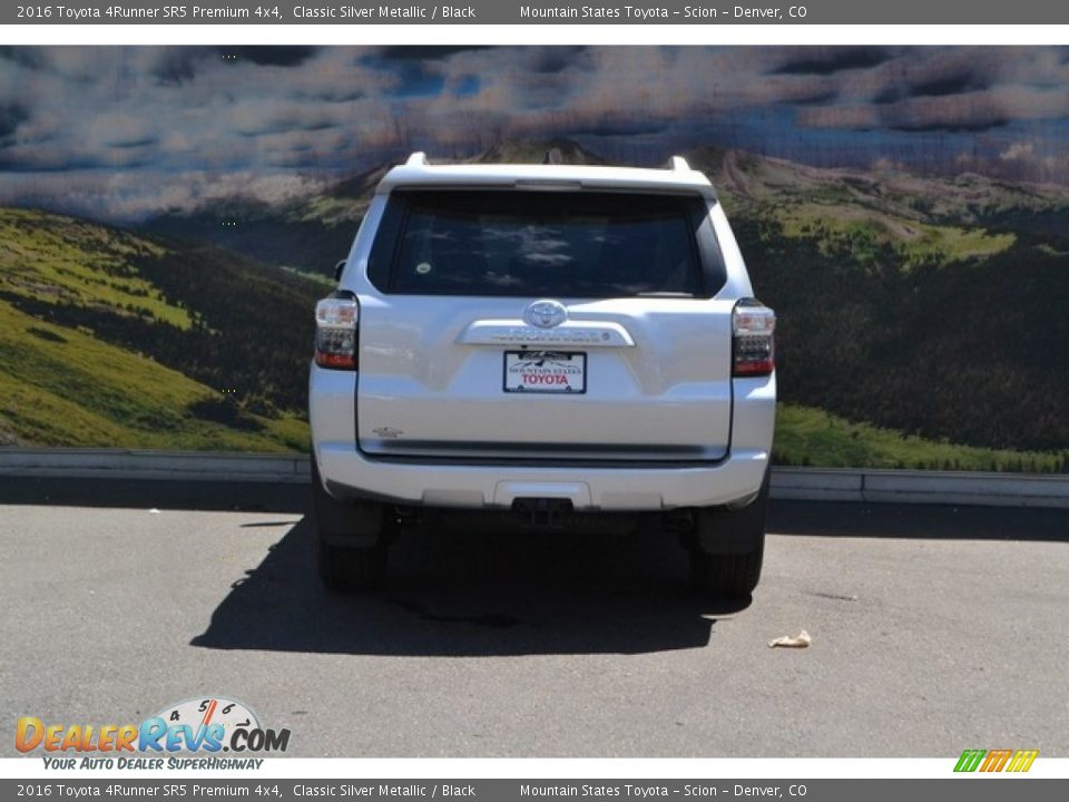 2016 Toyota 4Runner SR5 Premium 4x4 Classic Silver Metallic / Black Photo #4