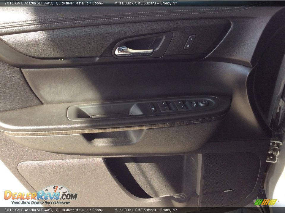 2013 GMC Acadia SLT AWD Quicksilver Metallic / Ebony Photo #13