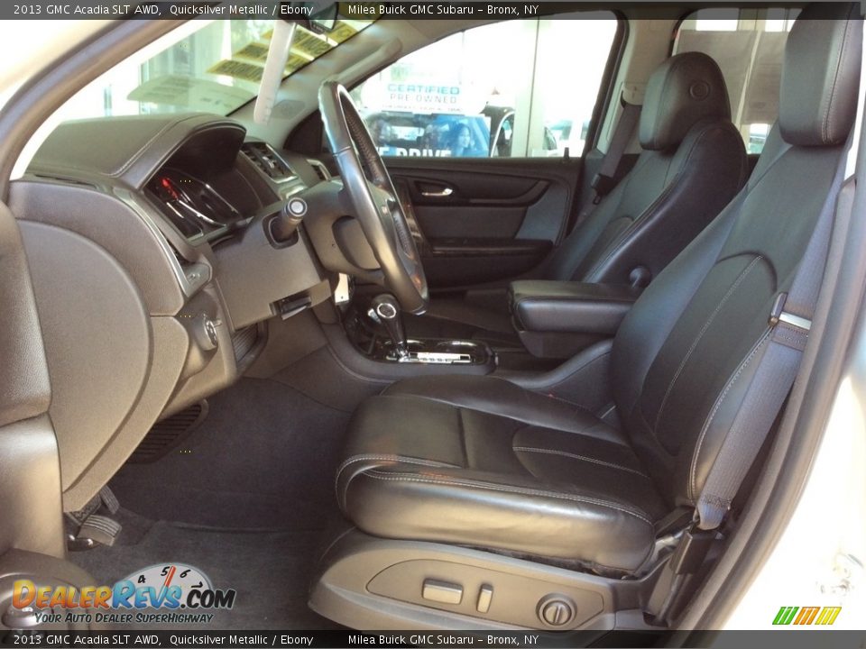2013 GMC Acadia SLT AWD Quicksilver Metallic / Ebony Photo #14