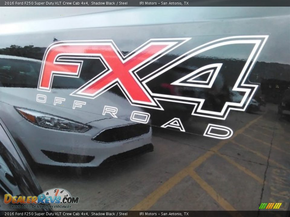 2016 Ford F250 Super Duty XLT Crew Cab 4x4 Shadow Black / Steel Photo #6