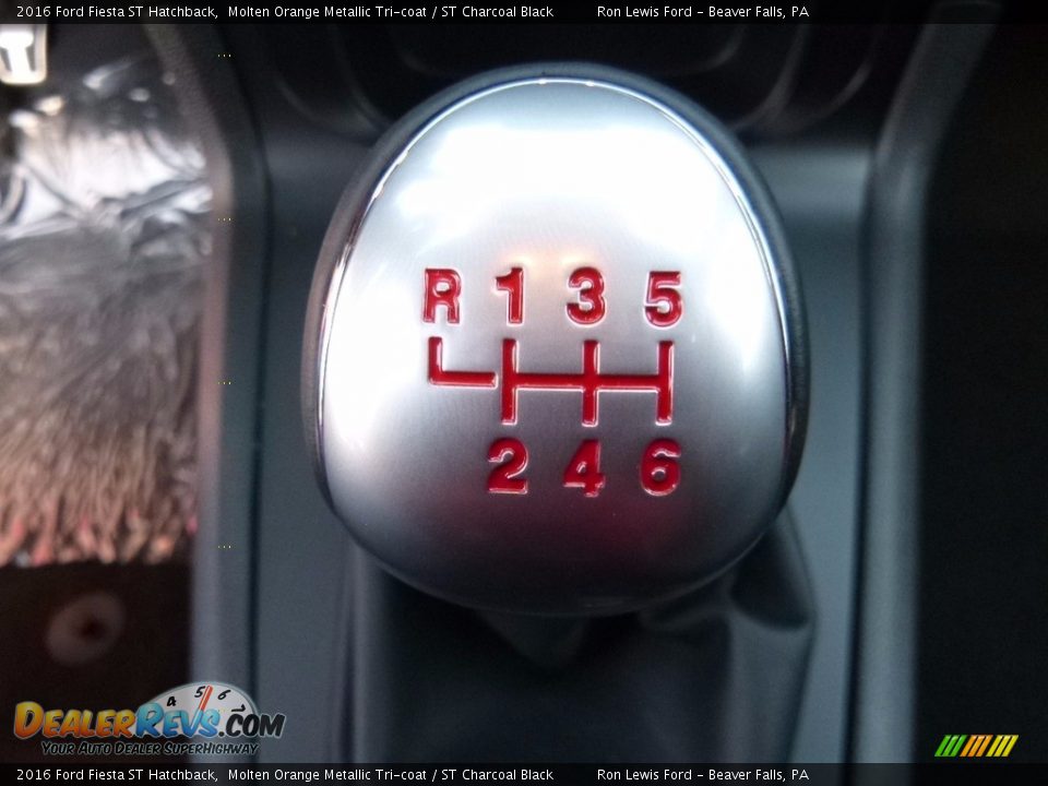 2016 Ford Fiesta ST Hatchback Molten Orange Metallic Tri-coat / ST Charcoal Black Photo #19