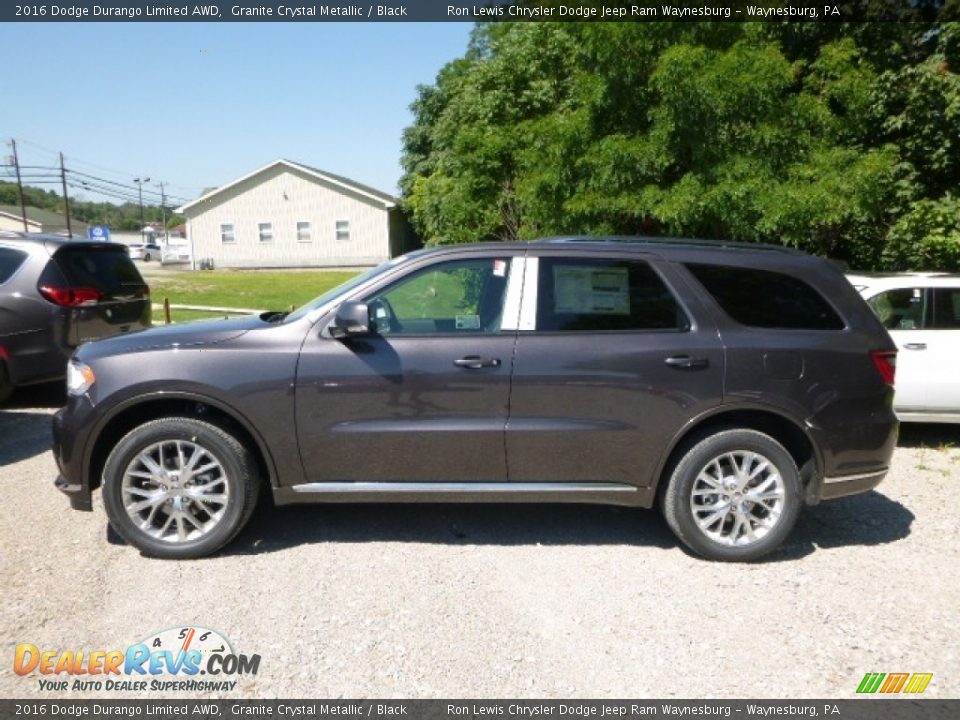 2016 Dodge Durango Limited AWD Granite Crystal Metallic / Black Photo #3