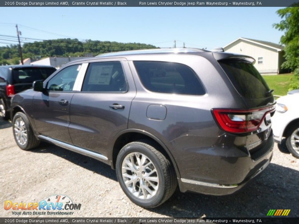 2016 Dodge Durango Limited AWD Granite Crystal Metallic / Black Photo #4