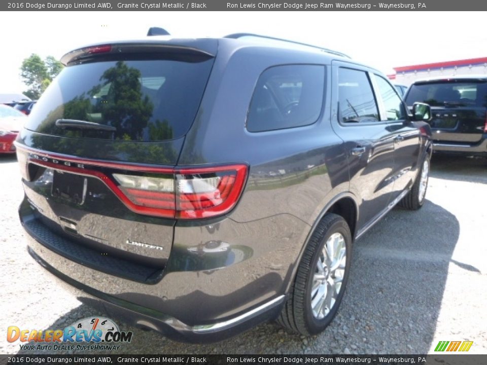 2016 Dodge Durango Limited AWD Granite Crystal Metallic / Black Photo #6
