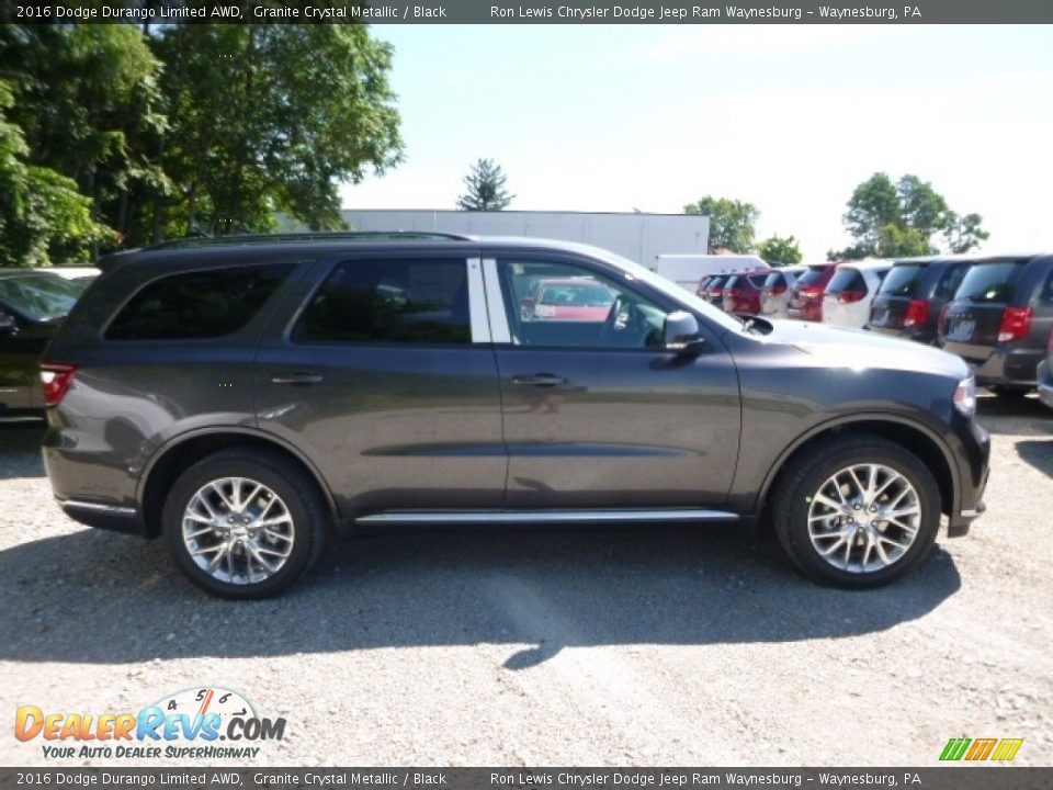 2016 Dodge Durango Limited AWD Granite Crystal Metallic / Black Photo #7