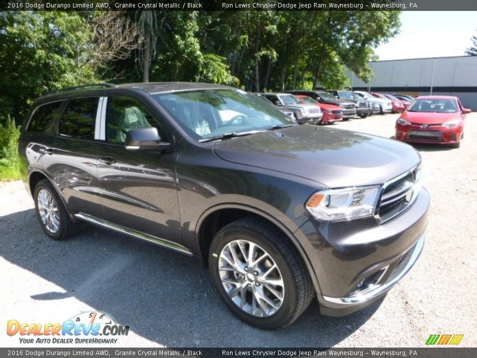 2016 Dodge Durango Limited AWD Granite Crystal Metallic / Black Photo #11