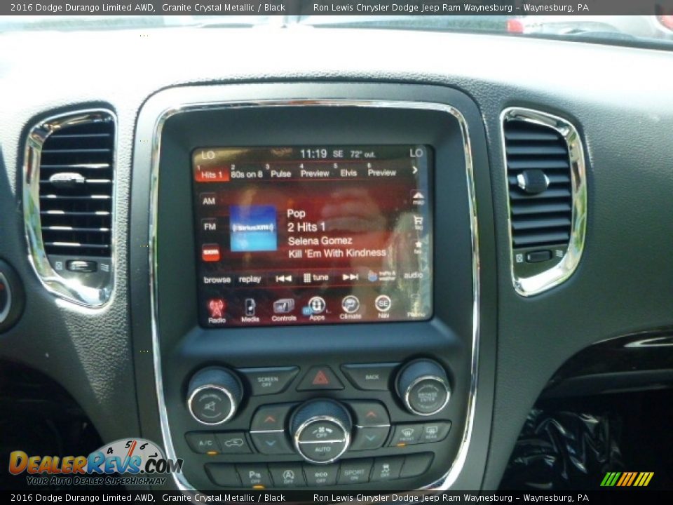 2016 Dodge Durango Limited AWD Granite Crystal Metallic / Black Photo #16
