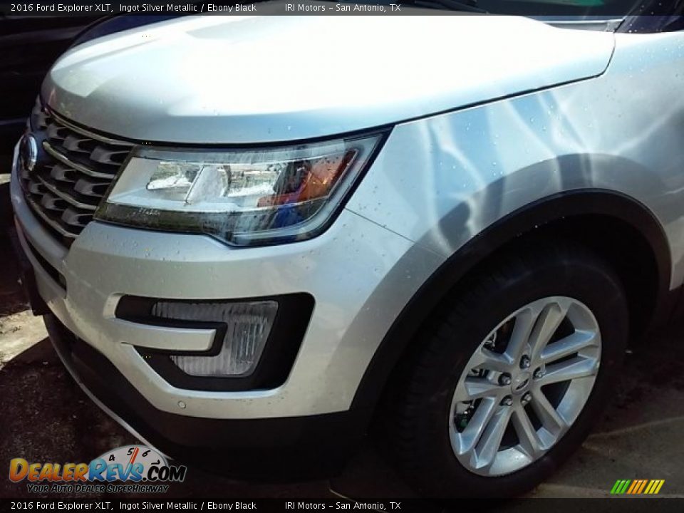 2016 Ford Explorer XLT Ingot Silver Metallic / Ebony Black Photo #1
