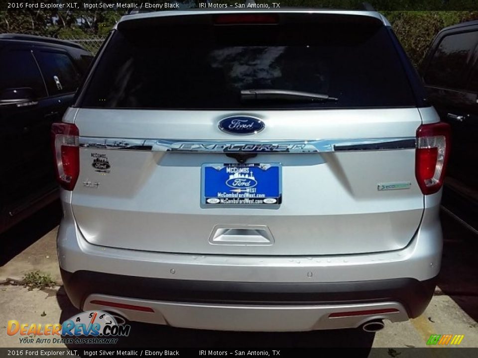 2016 Ford Explorer XLT Ingot Silver Metallic / Ebony Black Photo #2