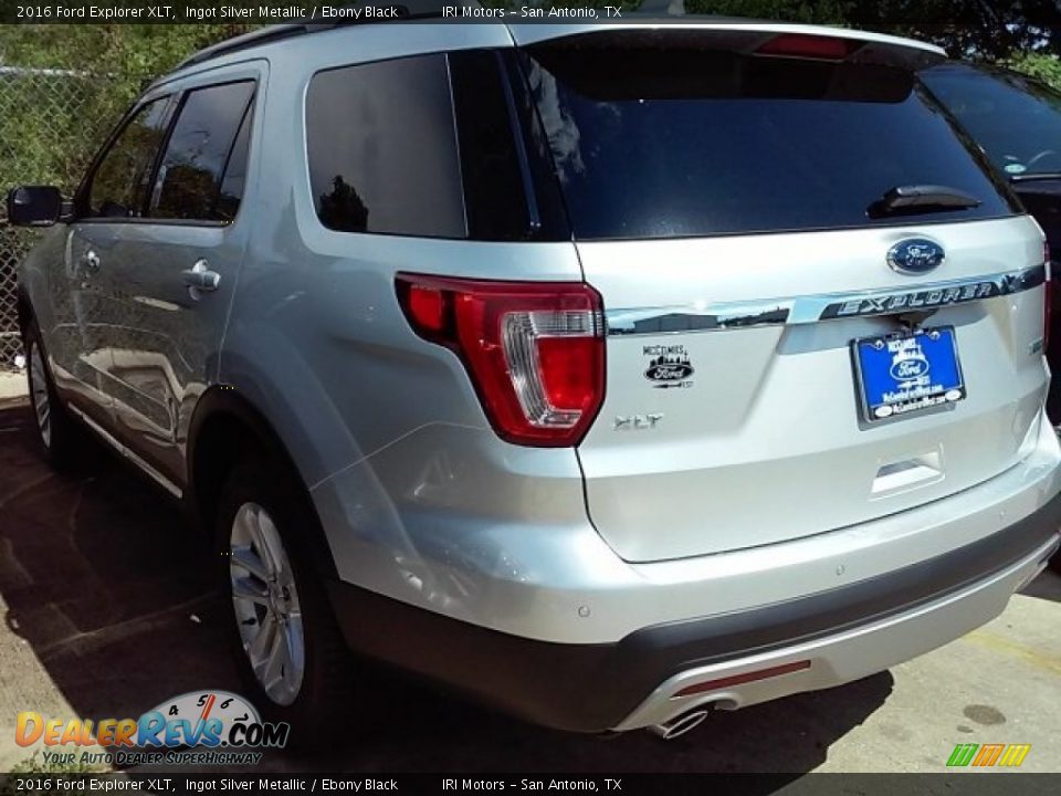 2016 Ford Explorer XLT Ingot Silver Metallic / Ebony Black Photo #3
