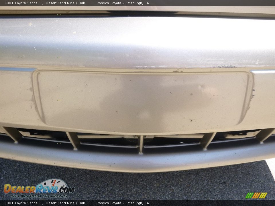 2001 Toyota Sienna LE Desert Sand Mica / Oak Photo #3