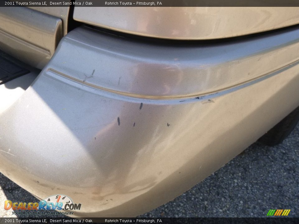2001 Toyota Sienna LE Desert Sand Mica / Oak Photo #7