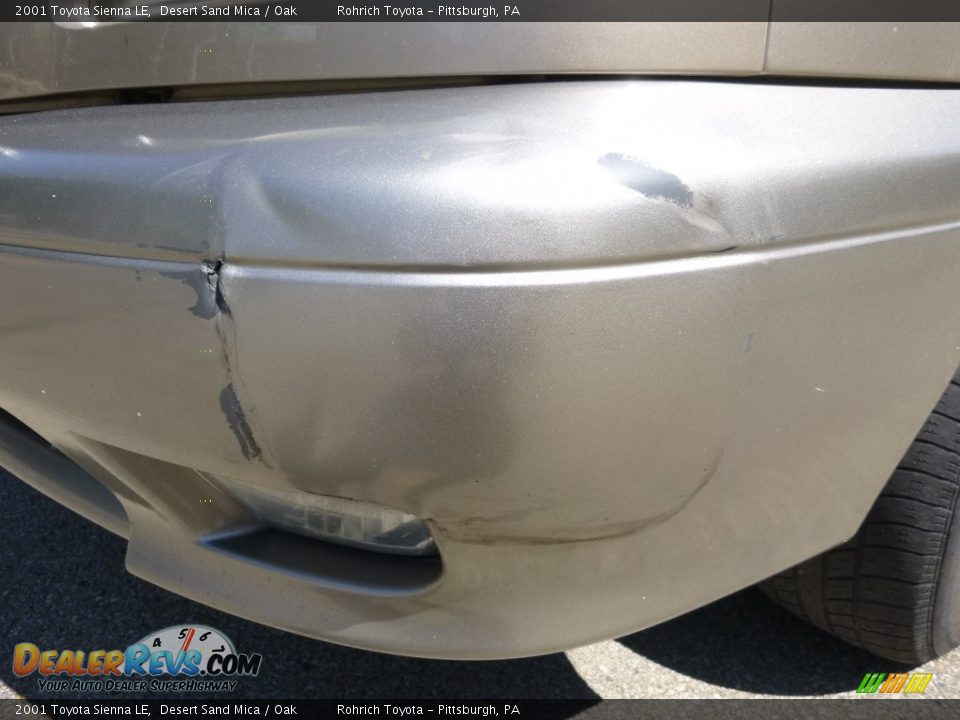 2001 Toyota Sienna LE Desert Sand Mica / Oak Photo #13