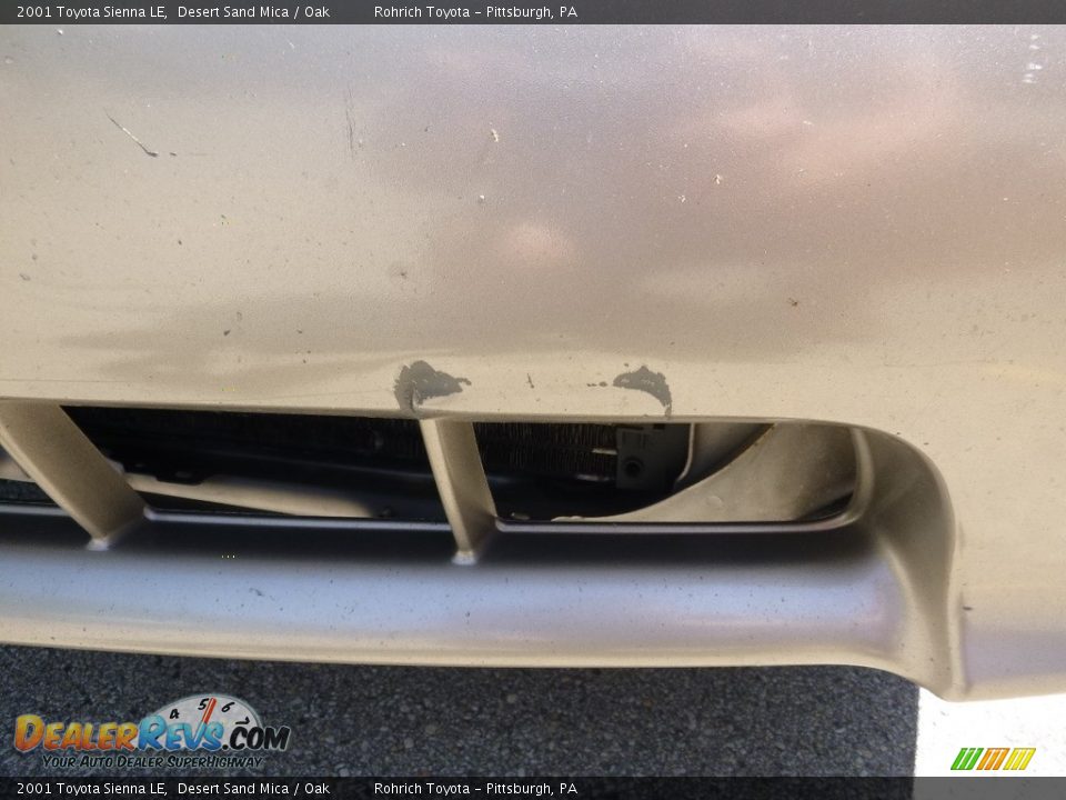 2001 Toyota Sienna LE Desert Sand Mica / Oak Photo #14