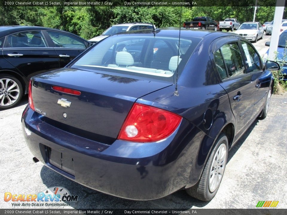 2009 Chevrolet Cobalt LS Sedan Imperial Blue Metallic / Gray Photo #4