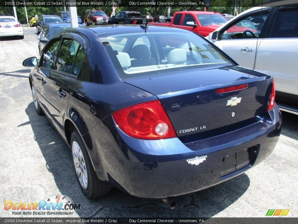 2009 Chevrolet Cobalt LS Sedan Imperial Blue Metallic / Gray Photo #5