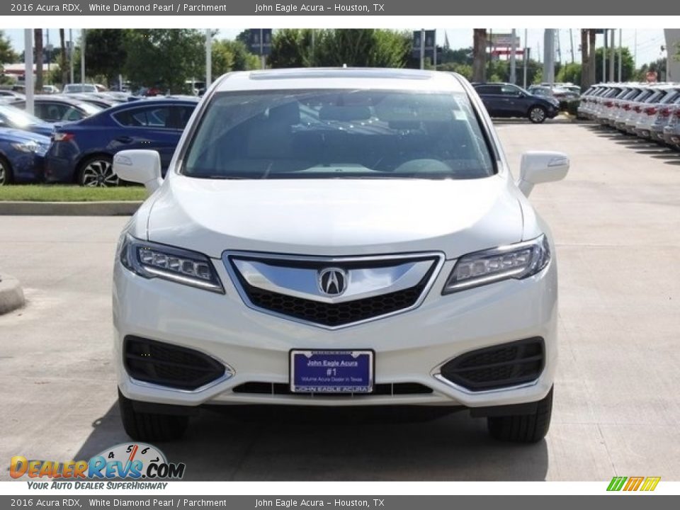 2016 Acura RDX White Diamond Pearl / Parchment Photo #2