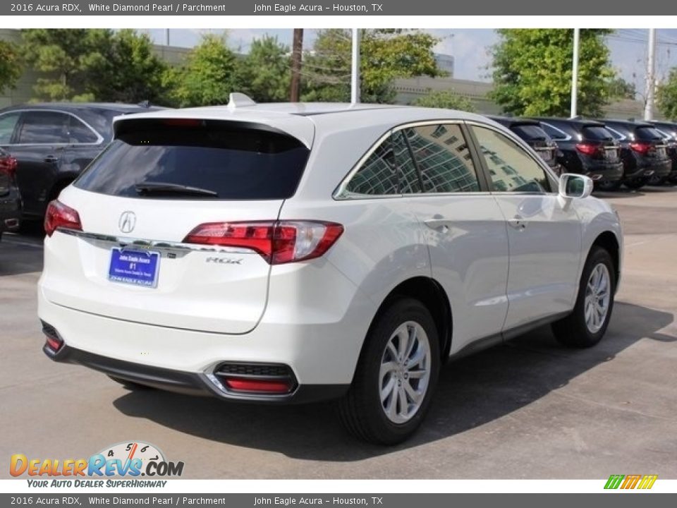 2016 Acura RDX White Diamond Pearl / Parchment Photo #7