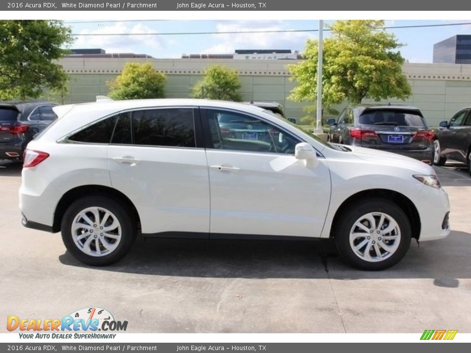 2016 Acura RDX White Diamond Pearl / Parchment Photo #8