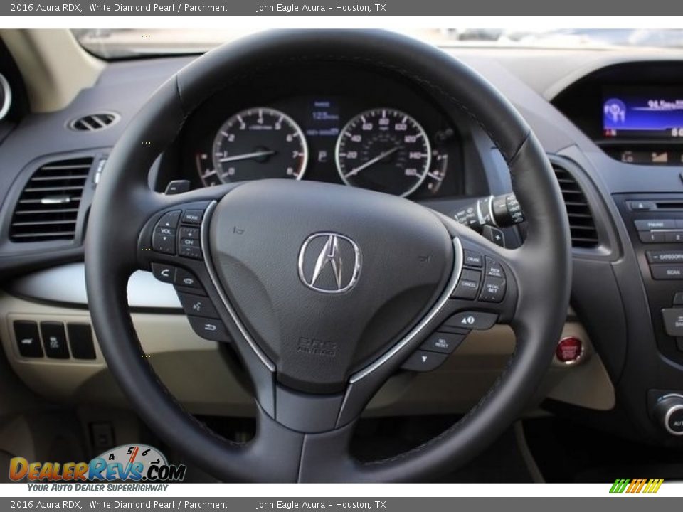 2016 Acura RDX White Diamond Pearl / Parchment Photo #30