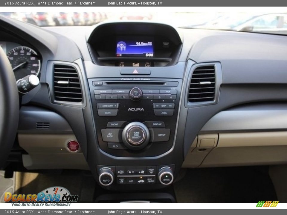 2016 Acura RDX White Diamond Pearl / Parchment Photo #35