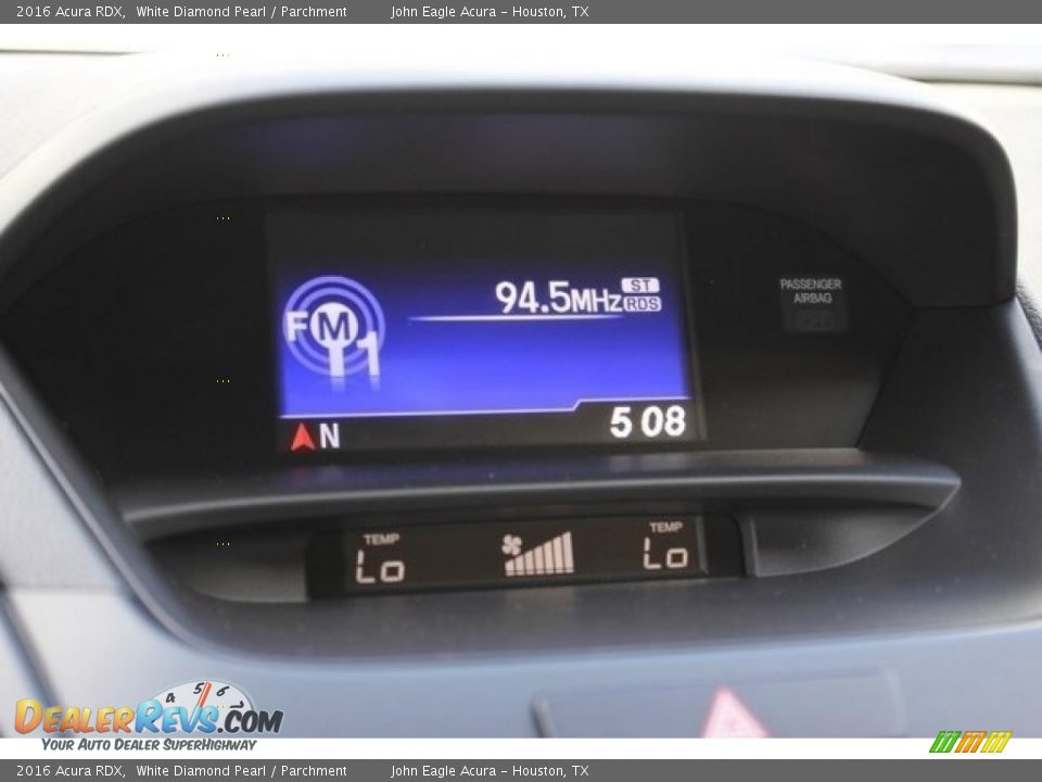 2016 Acura RDX White Diamond Pearl / Parchment Photo #36