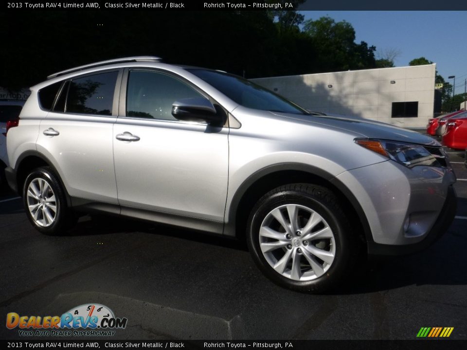 2013 Toyota RAV4 Limited AWD Classic Silver Metallic / Black Photo #1