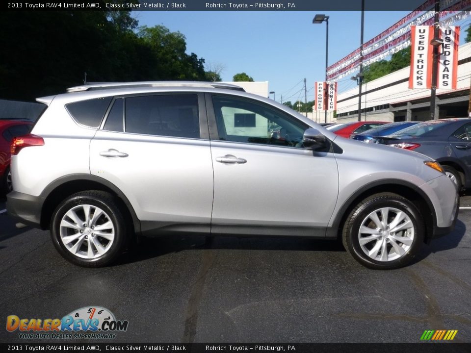 2013 Toyota RAV4 Limited AWD Classic Silver Metallic / Black Photo #2