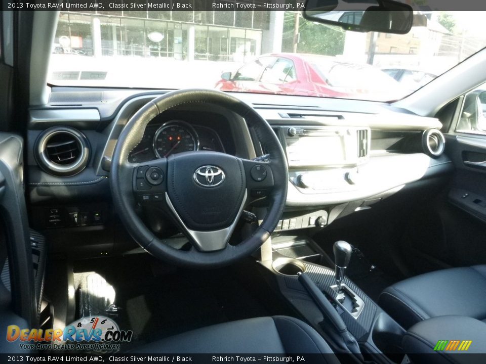 2013 Toyota RAV4 Limited AWD Classic Silver Metallic / Black Photo #7