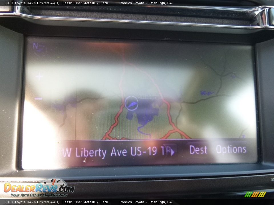 2013 Toyota RAV4 Limited AWD Classic Silver Metallic / Black Photo #8