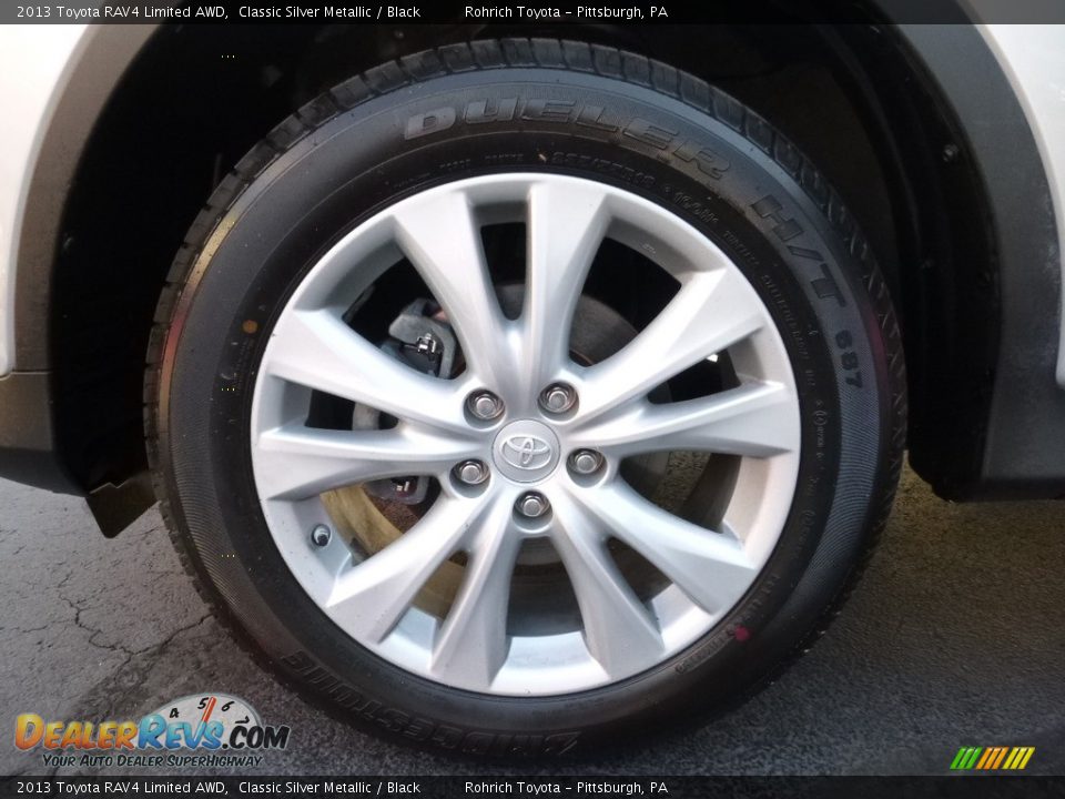 2013 Toyota RAV4 Limited AWD Classic Silver Metallic / Black Photo #15