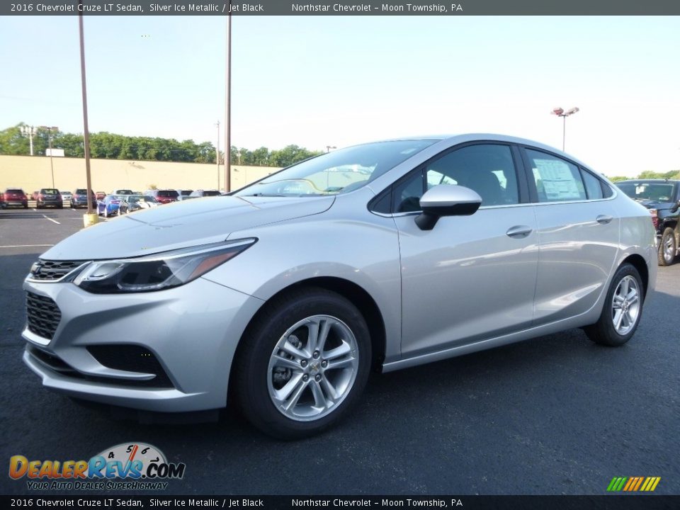 2016 Chevrolet Cruze LT Sedan Silver Ice Metallic / Jet Black Photo #1