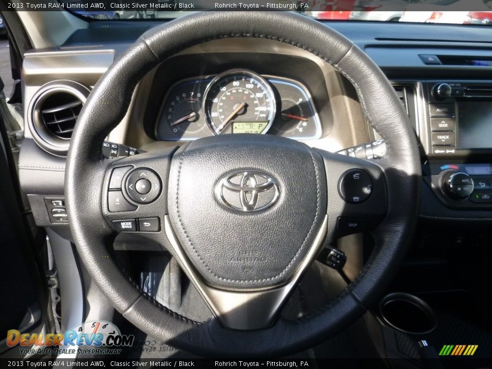 2013 Toyota RAV4 Limited AWD Classic Silver Metallic / Black Photo #20