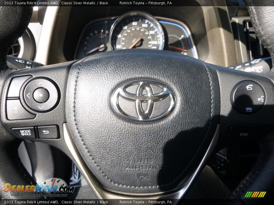 2013 Toyota RAV4 Limited AWD Classic Silver Metallic / Black Photo #21