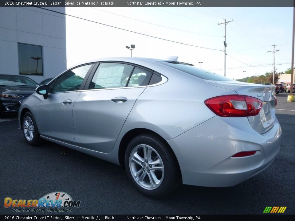 2016 Chevrolet Cruze LT Sedan Silver Ice Metallic / Jet Black Photo #9