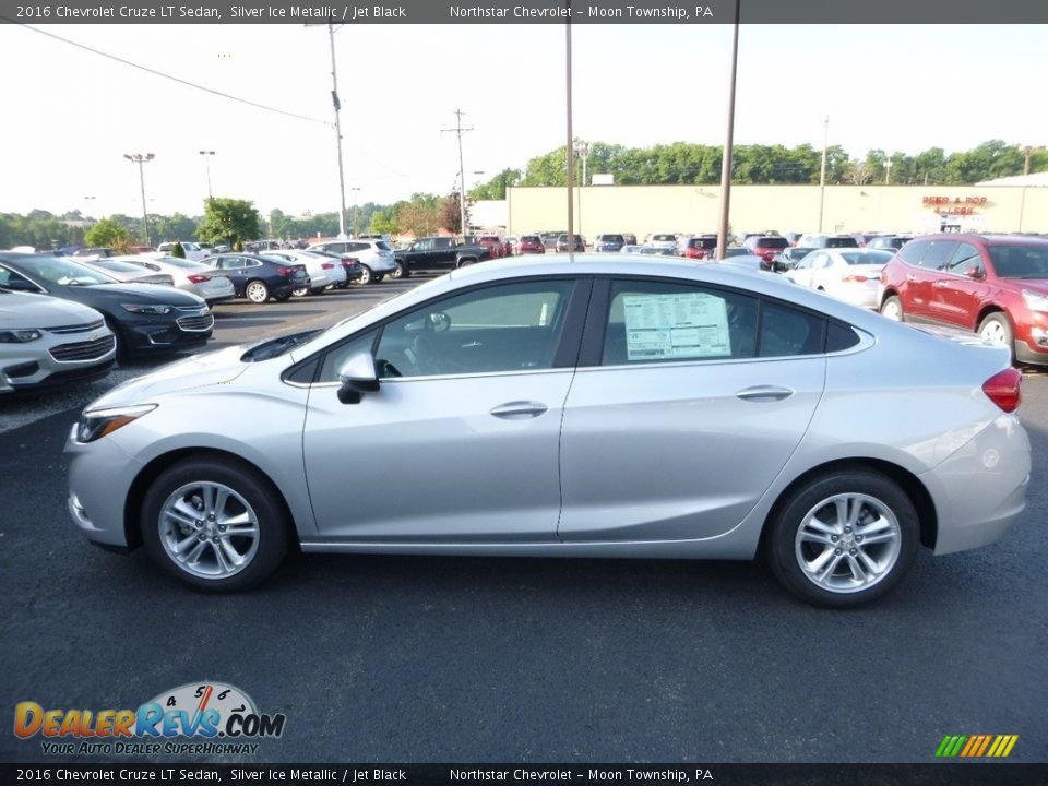 2016 Chevrolet Cruze LT Sedan Silver Ice Metallic / Jet Black Photo #10
