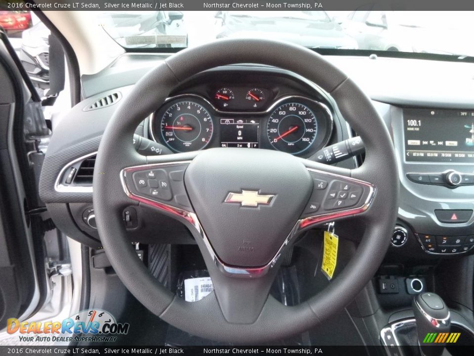 2016 Chevrolet Cruze LT Sedan Silver Ice Metallic / Jet Black Photo #17