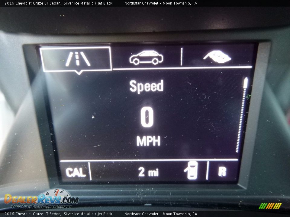 2016 Chevrolet Cruze LT Sedan Silver Ice Metallic / Jet Black Photo #20