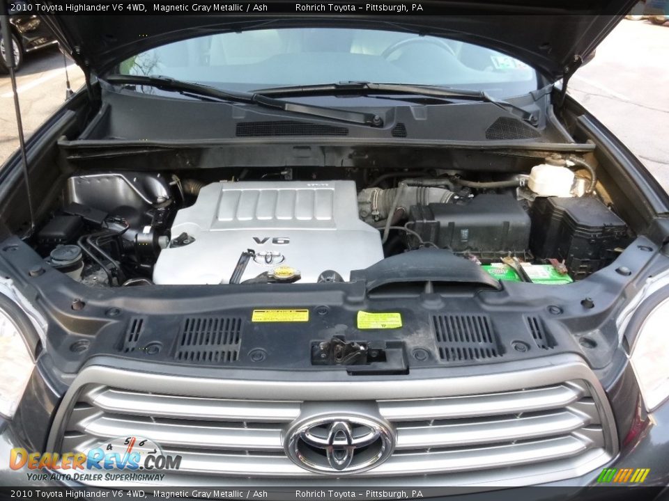 2010 Toyota Highlander V6 4WD Magnetic Gray Metallic / Ash Photo #16