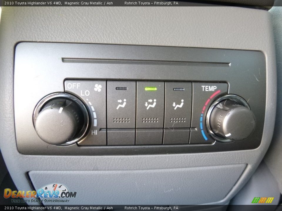 2010 Toyota Highlander V6 4WD Magnetic Gray Metallic / Ash Photo #18