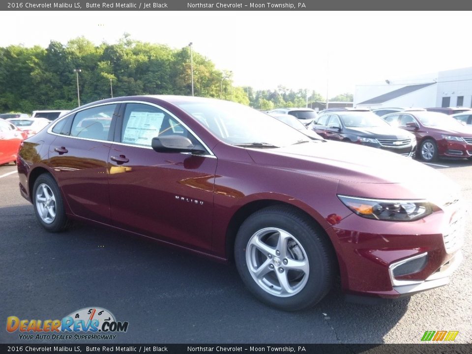 2016 Chevrolet Malibu LS Butte Red Metallic / Jet Black Photo #3