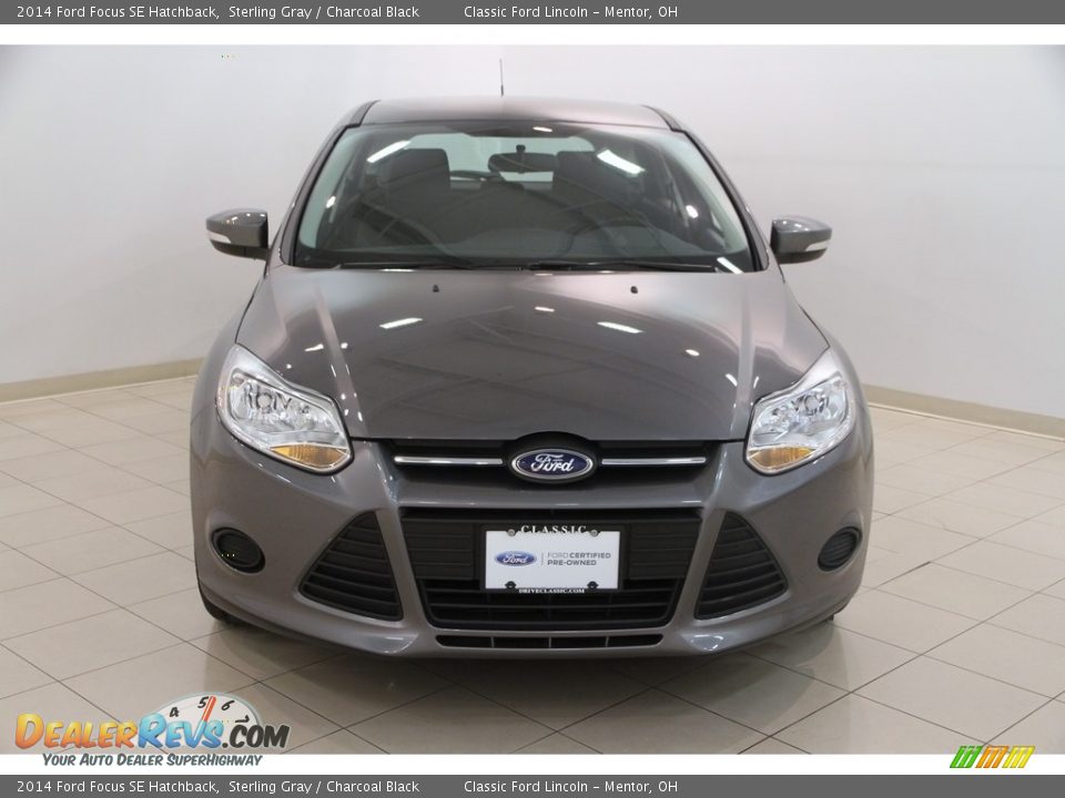 2014 Ford Focus SE Hatchback Sterling Gray / Charcoal Black Photo #2