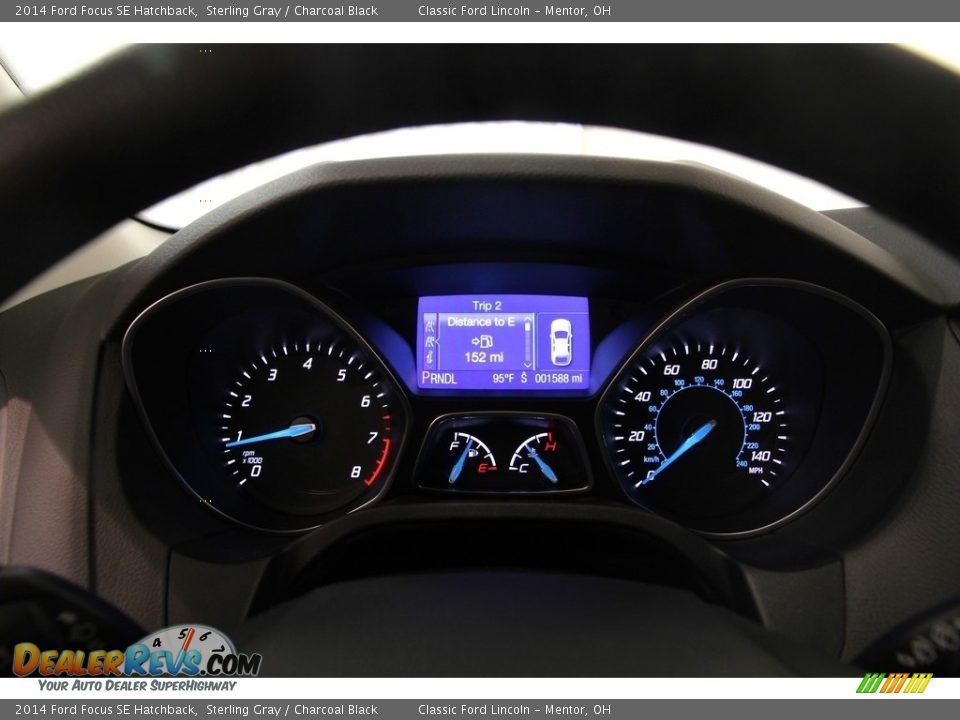 2014 Ford Focus SE Hatchback Sterling Gray / Charcoal Black Photo #8