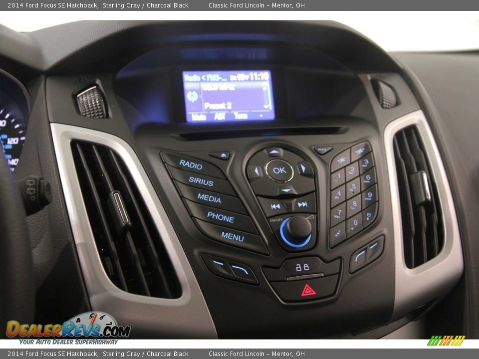 2014 Ford Focus SE Hatchback Sterling Gray / Charcoal Black Photo #9