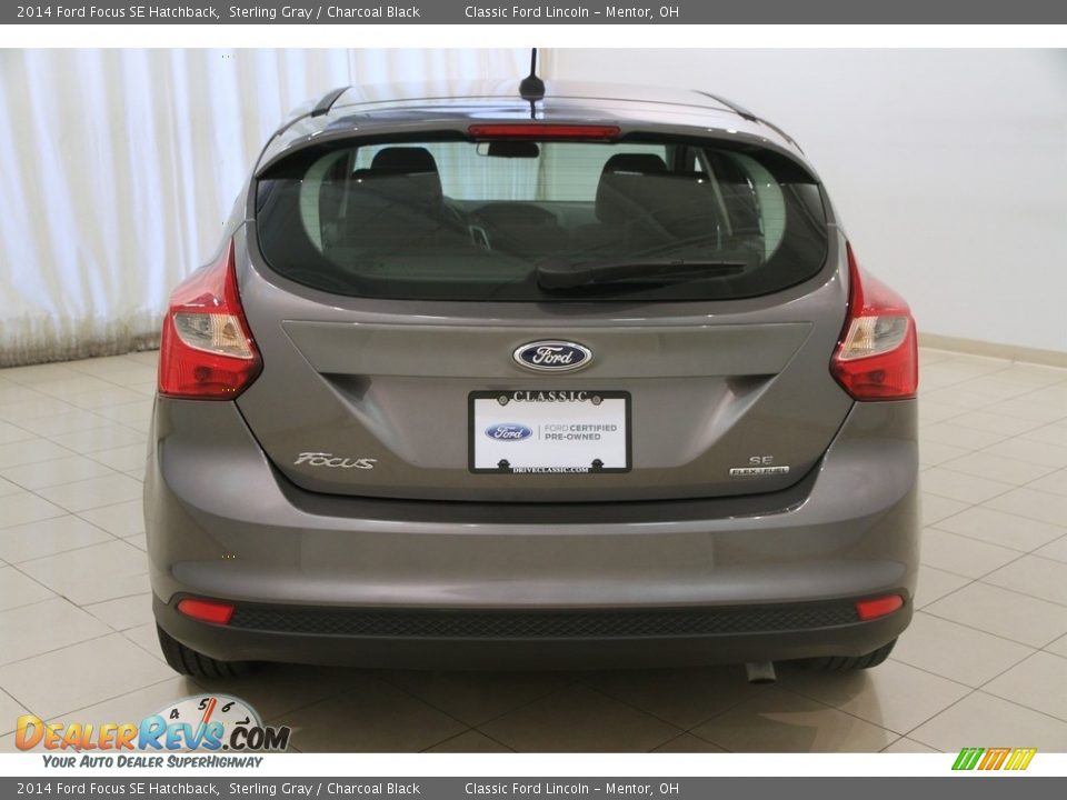 2014 Ford Focus SE Hatchback Sterling Gray / Charcoal Black Photo #18